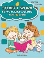 Sylaby i słowa. Łatwa nauka czytania - zestaw 20 książek