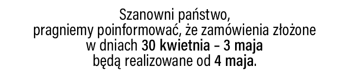 Przerwa w realizacji zamówień